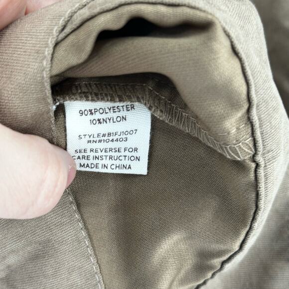 Blu Pepper Jacket Womens S Almond Moto Ryder New Tan Zip - Picture 9 of 11